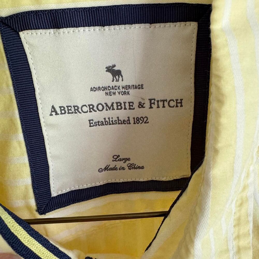 Abercrombie-fitch Women's Yellow Shirt - Picture 3 of 8